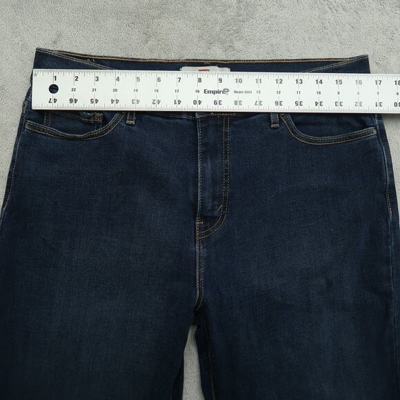 Levi's 512 Jeans Women's 14M Blue High-Rise Slimming Bootcut Denim 32" Inseam - Picture 15 of 16